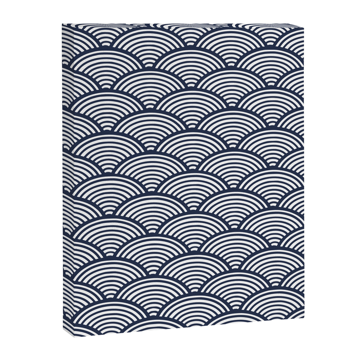 Japanese Waves Navy Canvas Print Gallery Image 8