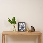 Octopus Navy Framed Canvas Print Gallery Image 4