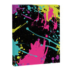Splatter Paint Black Canvas Print Gallery Image 8