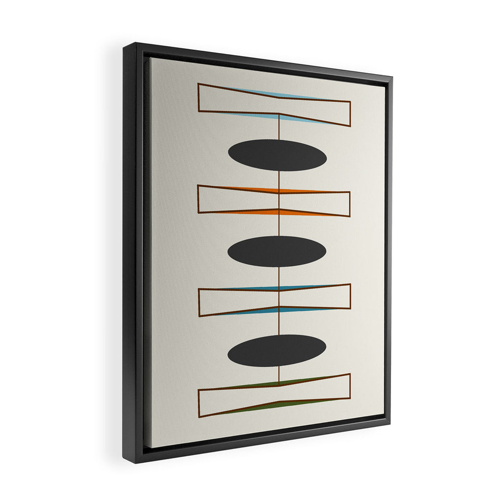 Mid-Century Modern 1.1 Framed Canvas Print Gallery Image 2