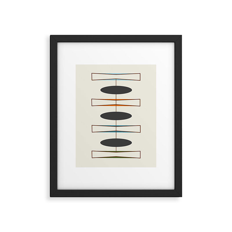 Mid-Century Modern 1.1 Framed Art Print
