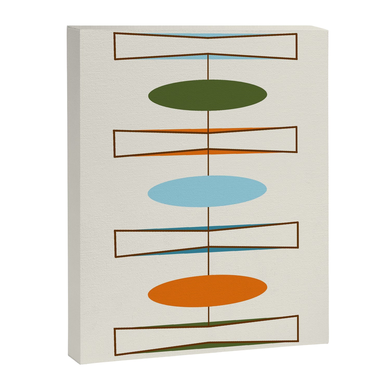 Mid-Century Modern Art 1.2 Canvas Print Gallery Image 3