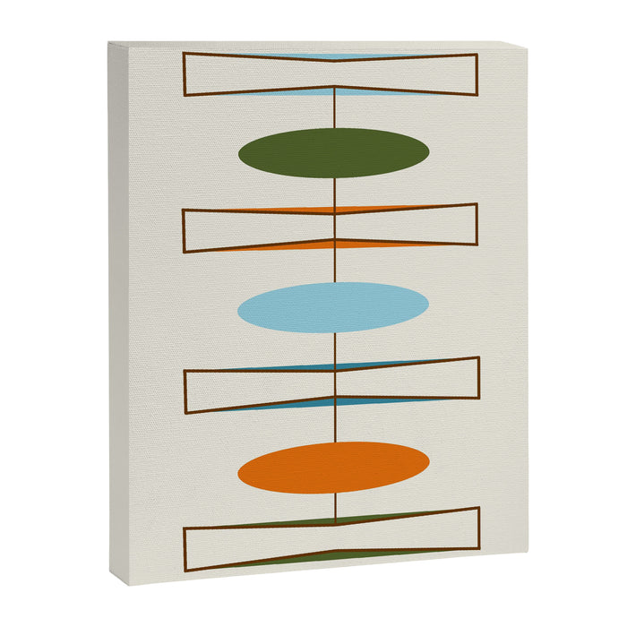 Mid-Century Modern Art 1.2 Canvas Print Gallery Image 1