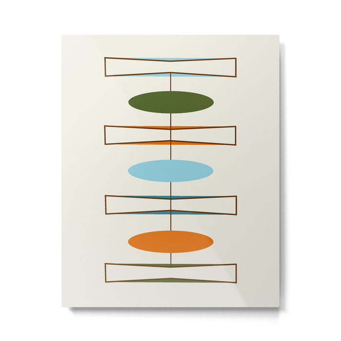 Mid-Century Modern Art 1.2 Metal Print Gallery Image 1