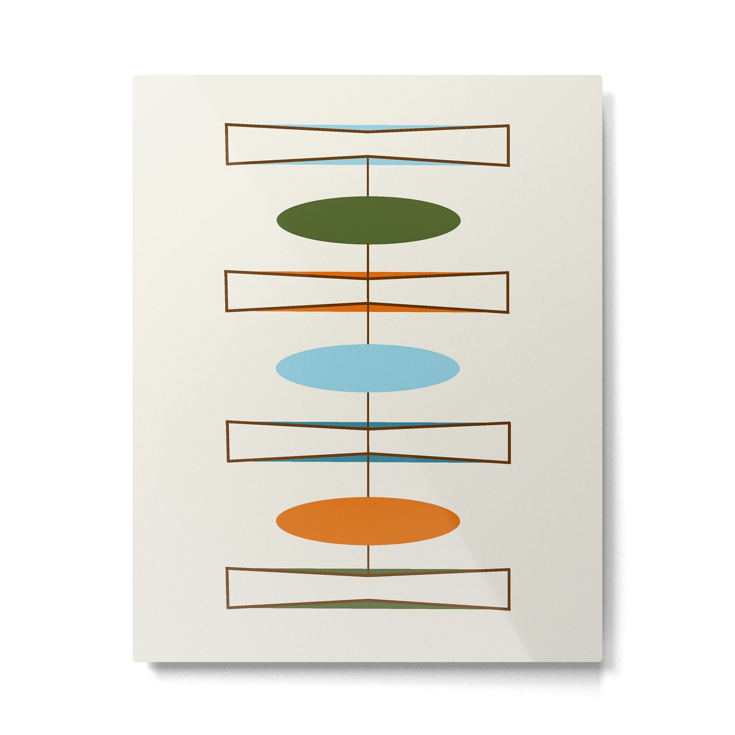 Mid-Century Modern Art 1.2 Metal Print Gallery Image 4