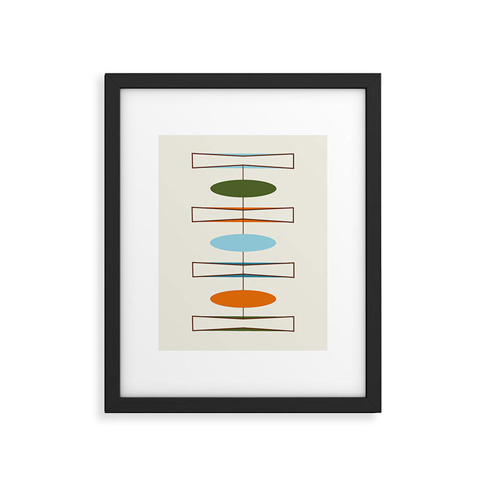 Mid-Century Modern Art 1.2 Framed Art Print Gallery Image 1