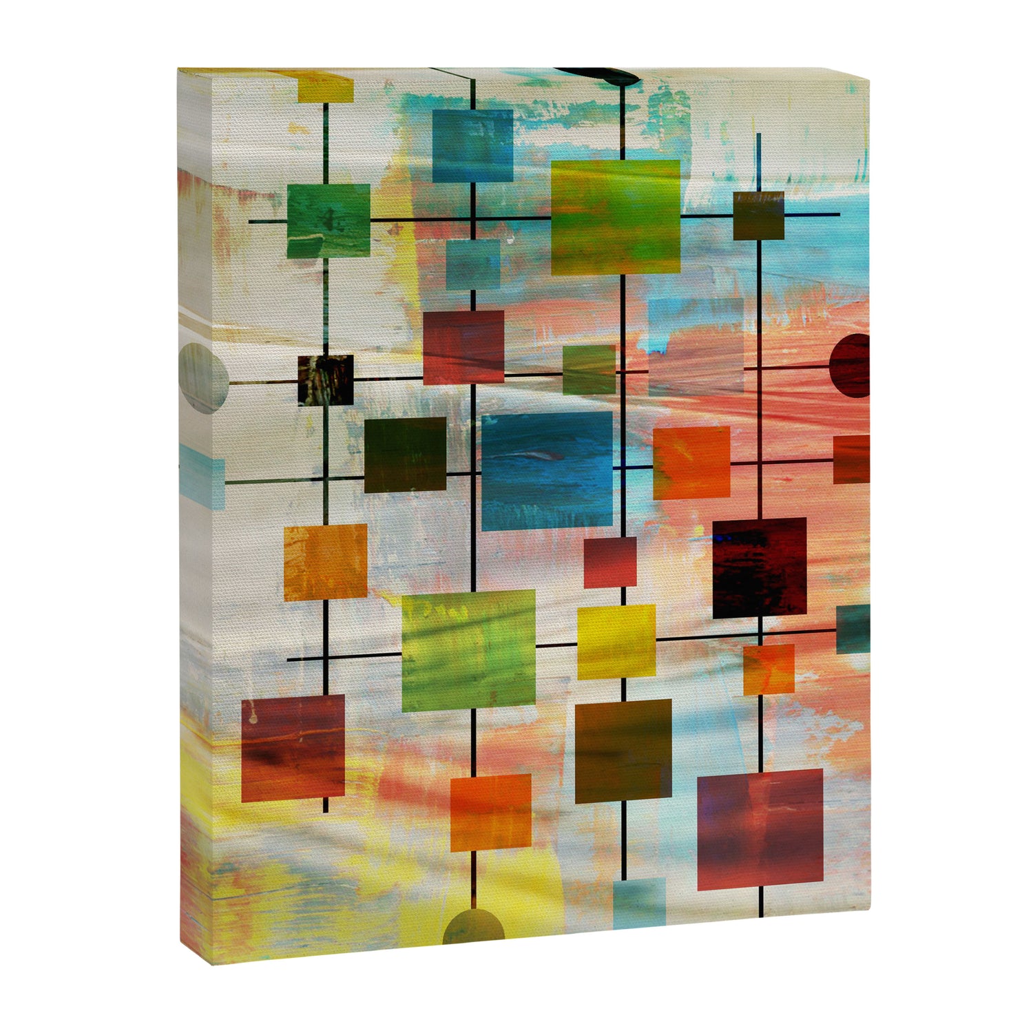 Mid-Century Modern Art 1.3 -  Graffiti Style Canvas Print Gallery Image 3