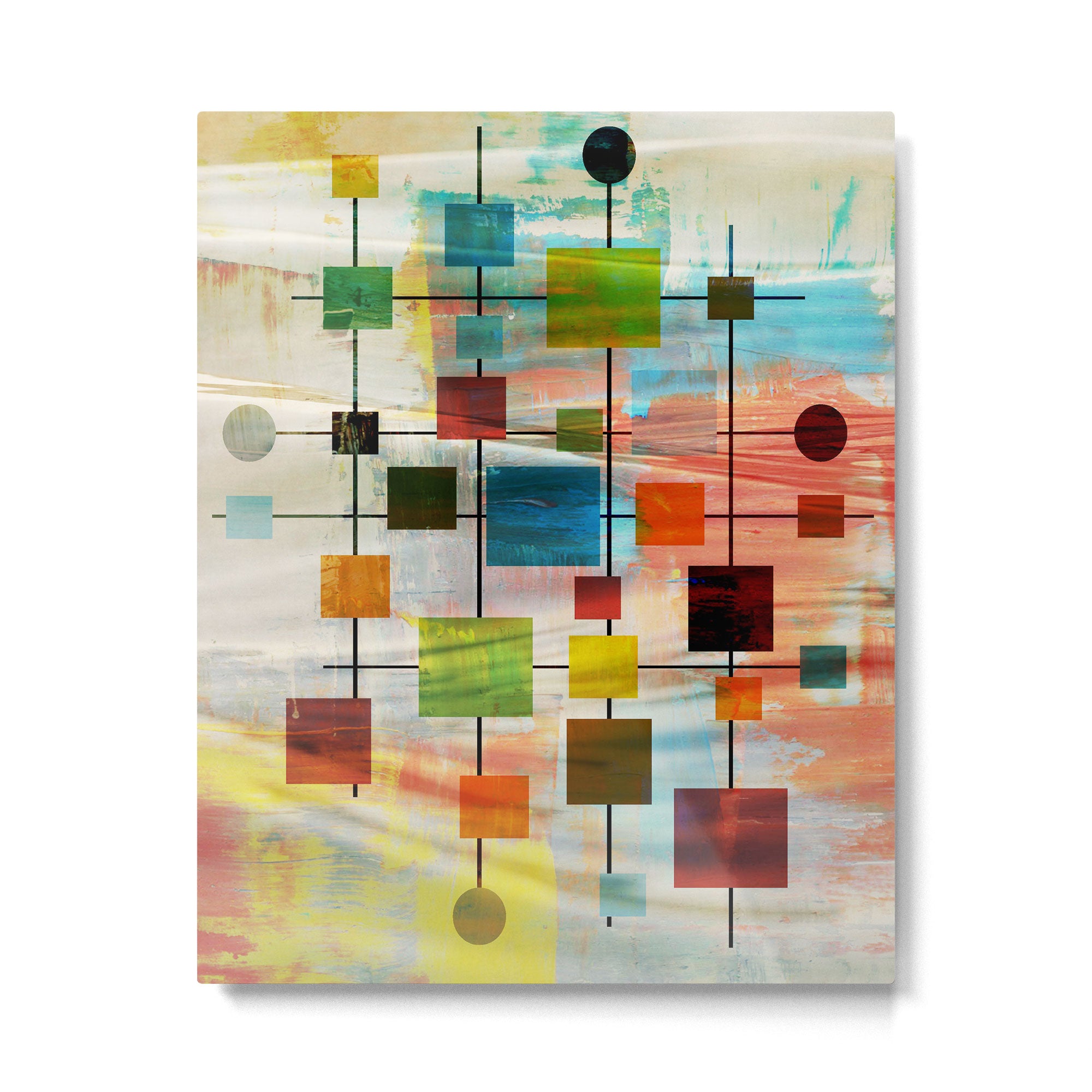 Mid-Century Modern Art 1.3 -  Graffiti Style Metal Print Gallery Image 4