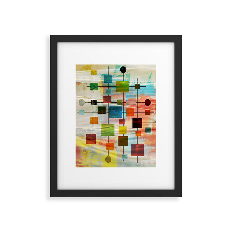 Mid-Century Modern Art 1.3 -  Graffiti Style Framed Art Print Gallery Image 4