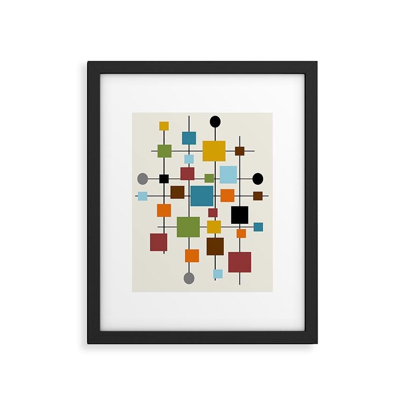 Mid-Century Modern Art 1.3 Framed Art Print Gallery Image 6