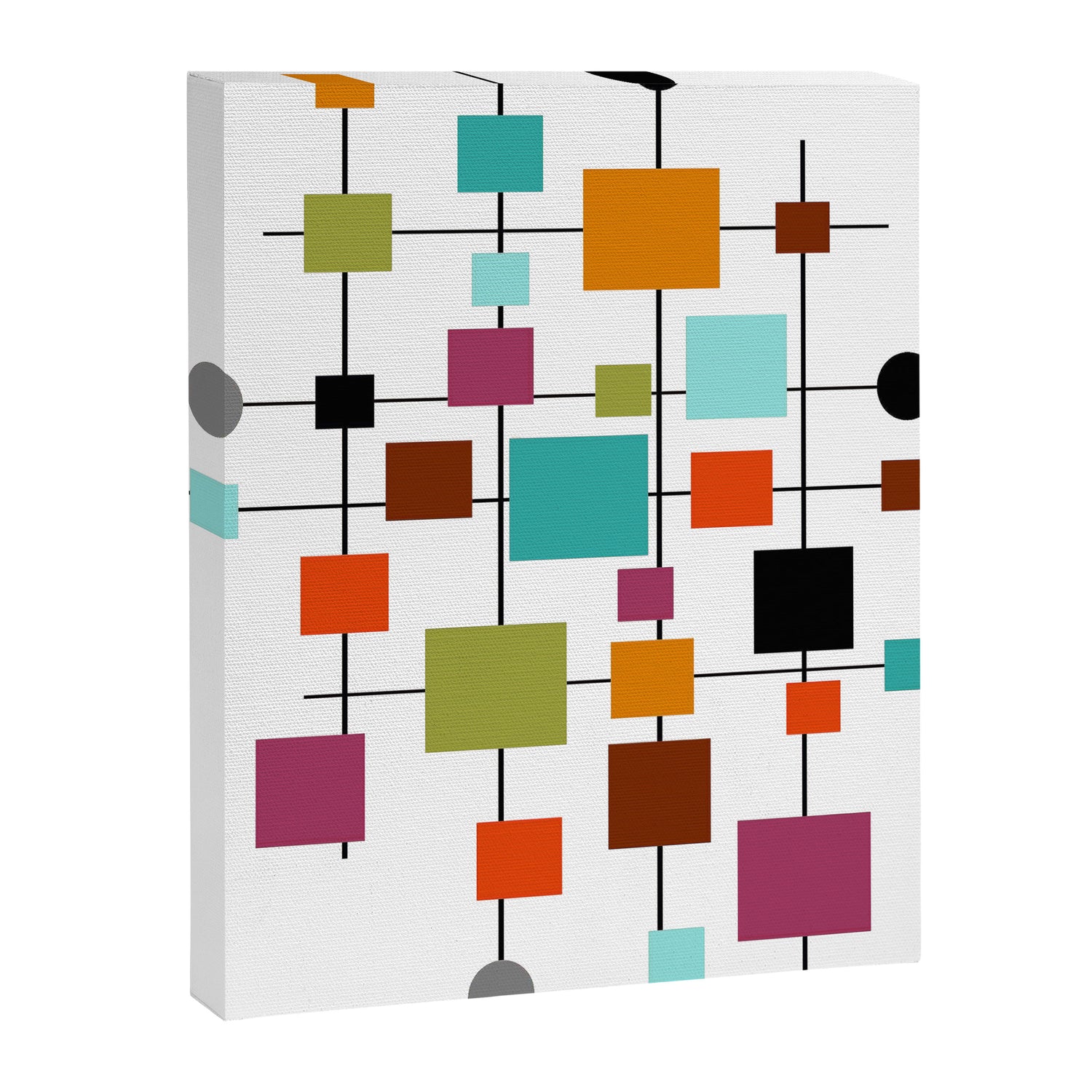 Mid-Century Modern Art 1.3.1 Canvas Print Gallery Image 3