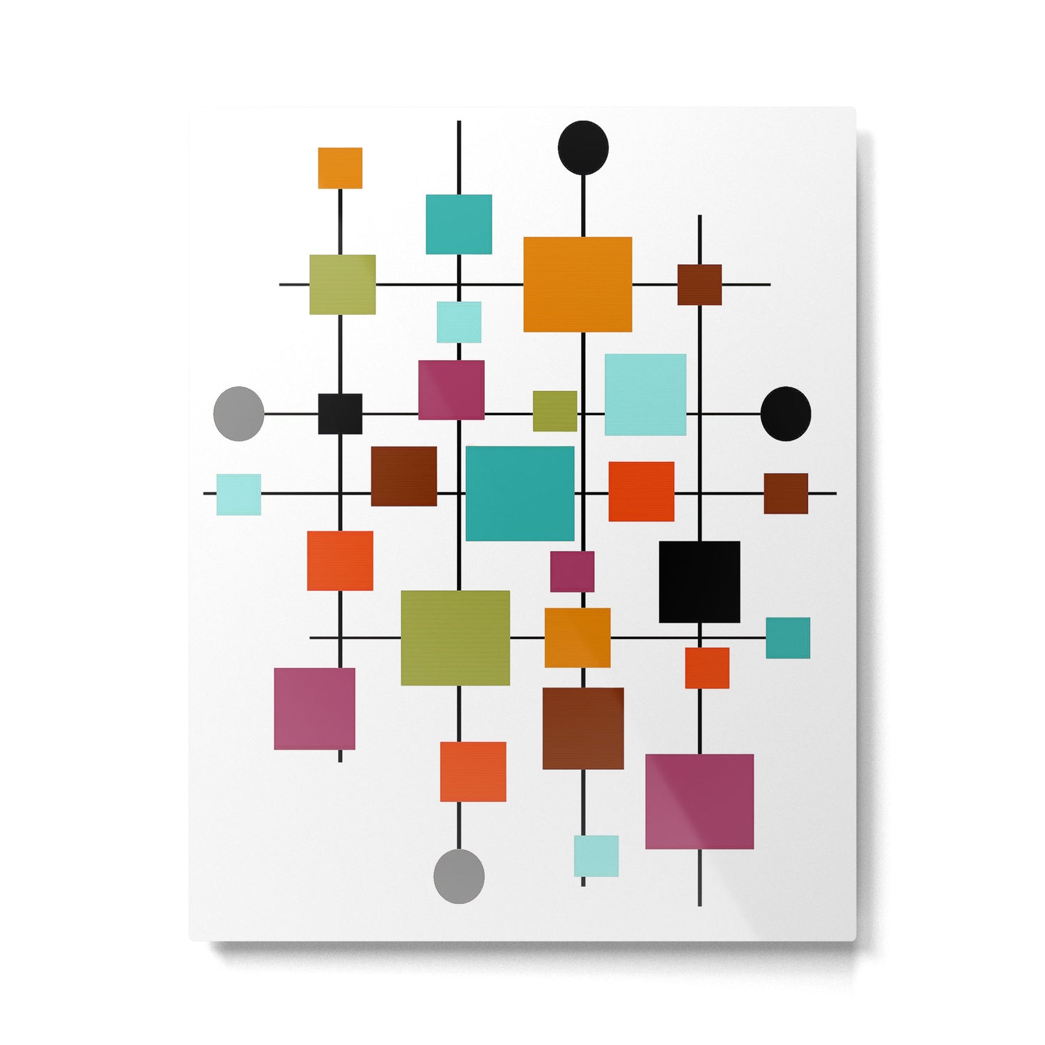 Mid-Century Modern Art 1.3.1 Metal Print Gallery Image 6