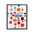 Mid-Century Modern Art 1.3.3 Framed Canvas Print Gallery Image 3