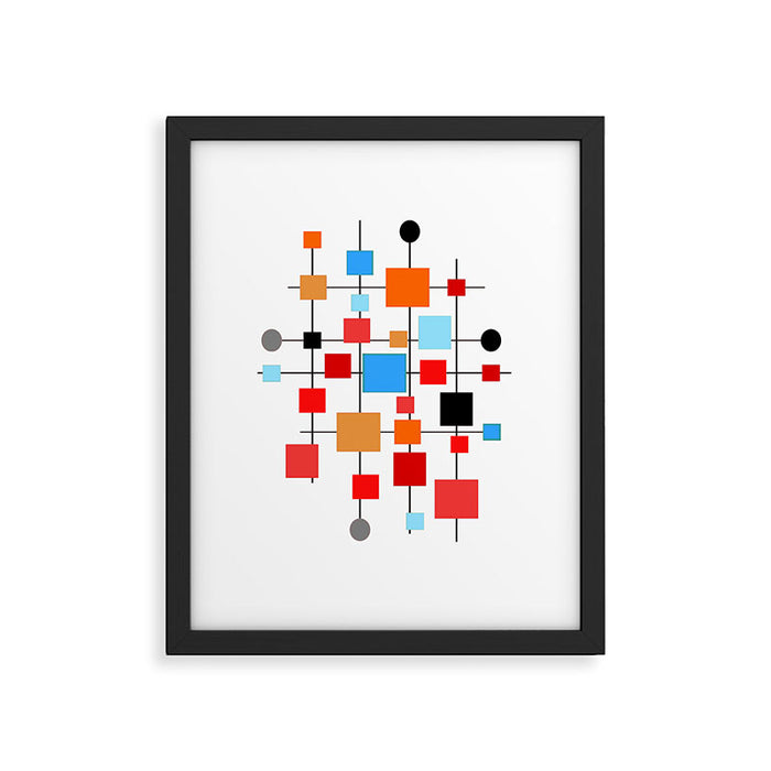 Mid-Century Modern Art 1.3.3 Framed Art Print Gallery Image 1