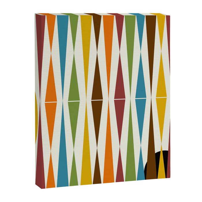 Mid-Century Modern Art 1.4 Canvas Print Gallery Image 1