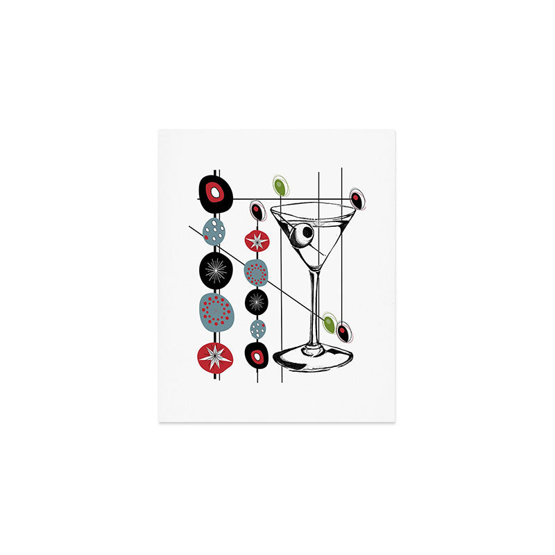 Mid-Century Modern Art Atomic Cocktail 3.0 Art Print Gallery Image 1