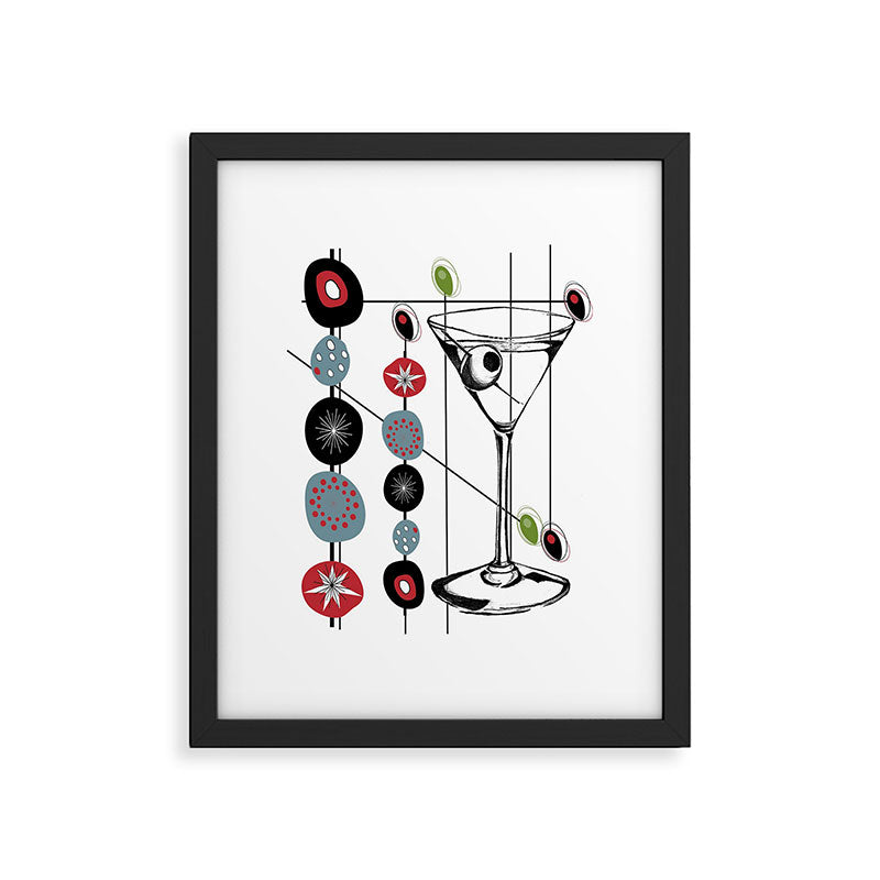 Mid-Century Modern Art Atomic Cocktail 3.0 Framed Art Print Gallery Image 6