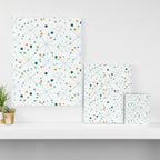 Mid-Century Modern Art Atomic StarDots Pattern 1.0 Canvas Print Gallery Image 3