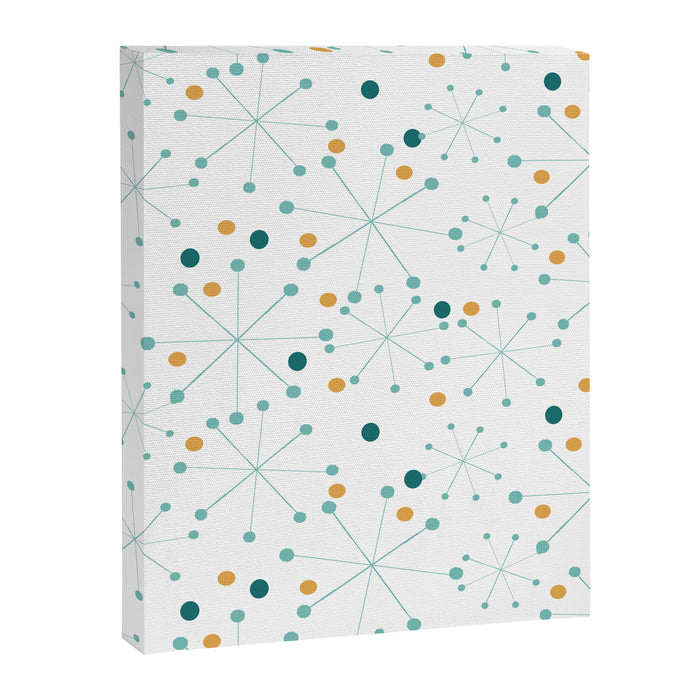 Mid-Century Modern Art Atomic StarDots Pattern 1.0 Canvas Print Gallery Image 1