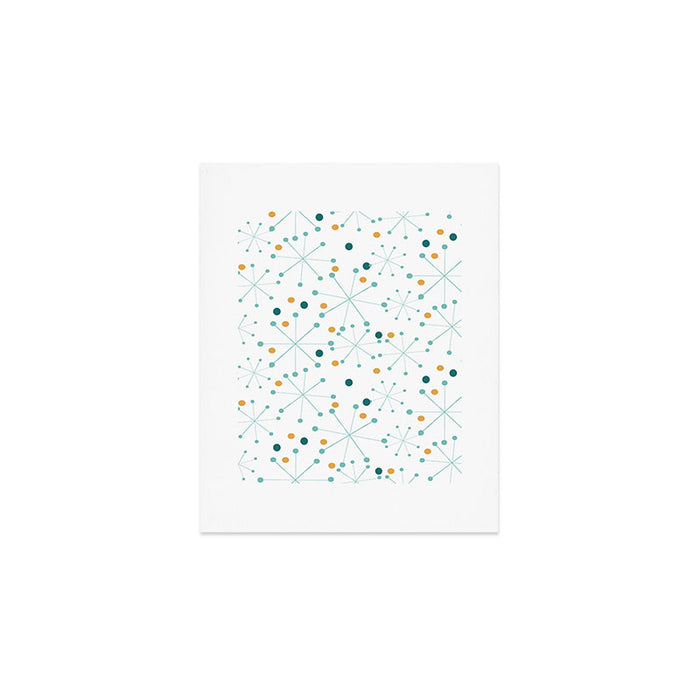 Mid-Century Modern Art Atomic StarDots Pattern 1.0 Art Print Gallery Image 1