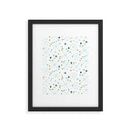 Mid-Century Modern Art Atomic StarDots Pattern 1.0 Framed Art Print Gallery Image 6