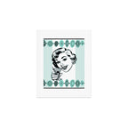 Mid-Century Modern Art Cocktail Teal Art Print Gallery Image 1