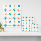 Mid-Century Modern Art Starburst 1.0 Canvas Print Gallery Image 3