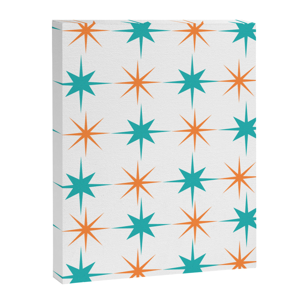 Mid-Century Modern Art Starburst 1.0 Canvas Print Gallery Image 3