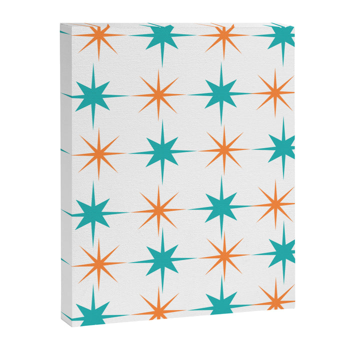 Mid-Century Modern Art Starburst 1.0 Canvas Print Gallery Image 1