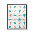 Mid-Century Modern Art Starburst 1.0 Framed Canvas Print Gallery Image 8