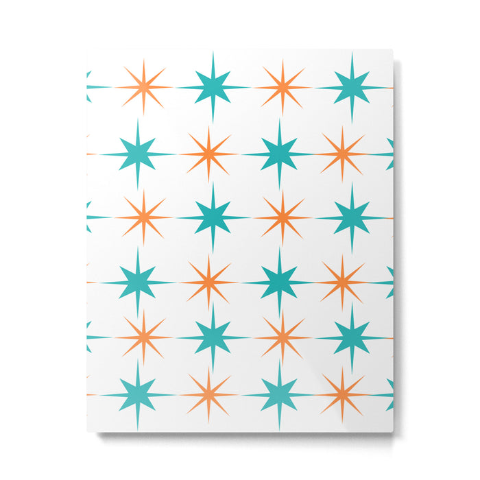 Mid-Century Modern Art Starburst 1.0 Metal Print Gallery Image 1
