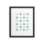 Mid-Century Modern Art Starburst 1.0 Framed Art Print Gallery Image 6
