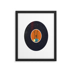 Vinyl Record Art Mid-Century Modern Musical Instruments 1.1  Framed Art Print Gallery Image 6