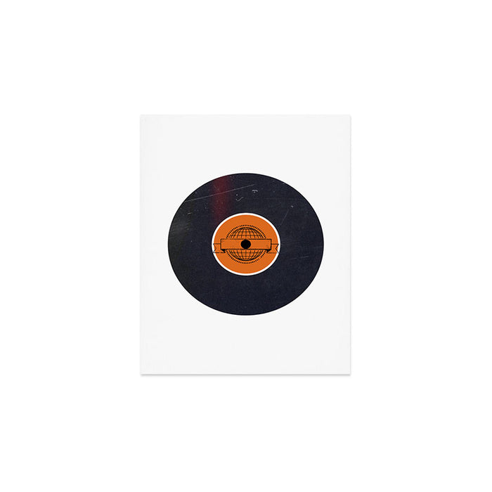 Vinyl Record Art World Post Art Print Gallery Image 1