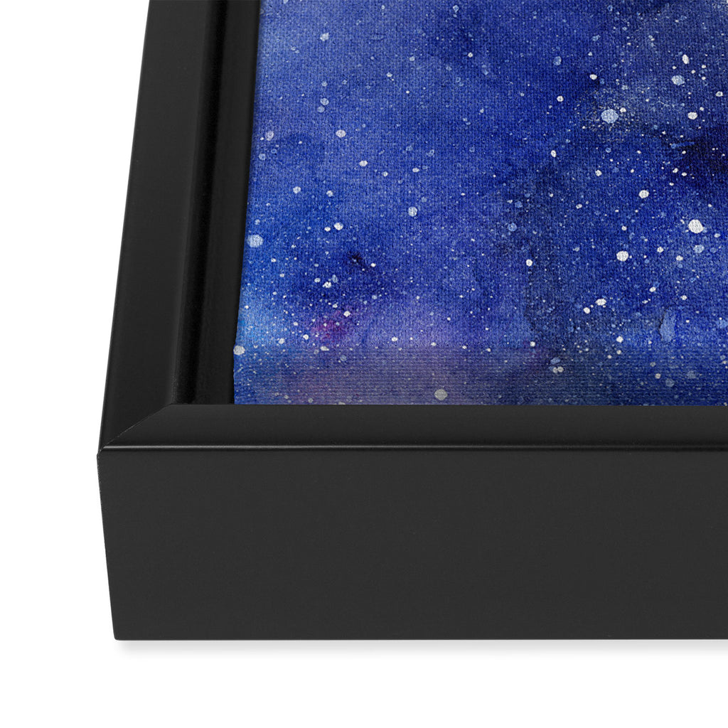 A Rainbow in Space Framed Canvas Print Gallery Image 3