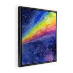 A Rainbow in Space Framed Canvas Print Gallery Image 2