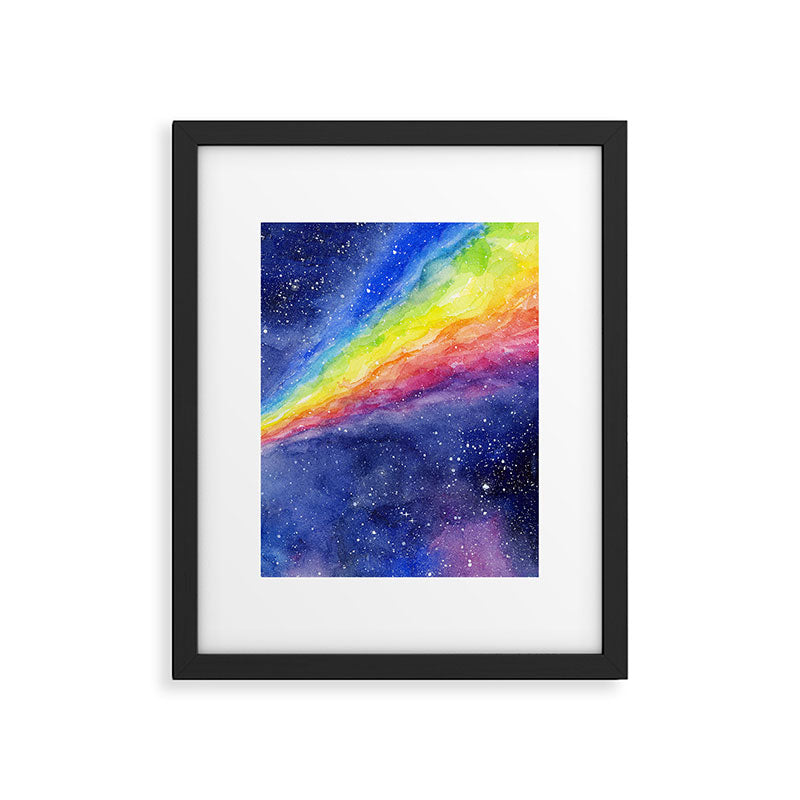 A Rainbow in Space Framed Art Print Gallery Image 5