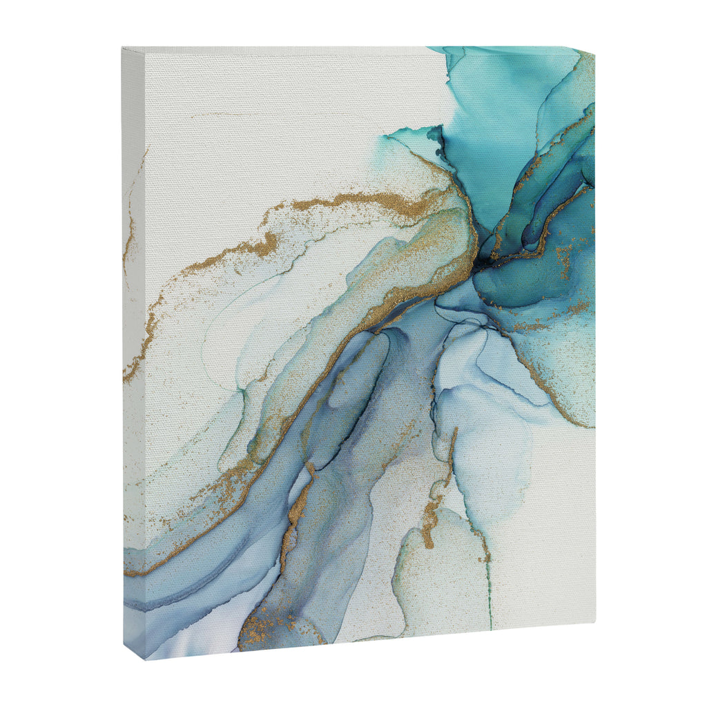 Abstract Jellyfish Alcohol Ink Painting Canvas Print Gallery Image 8