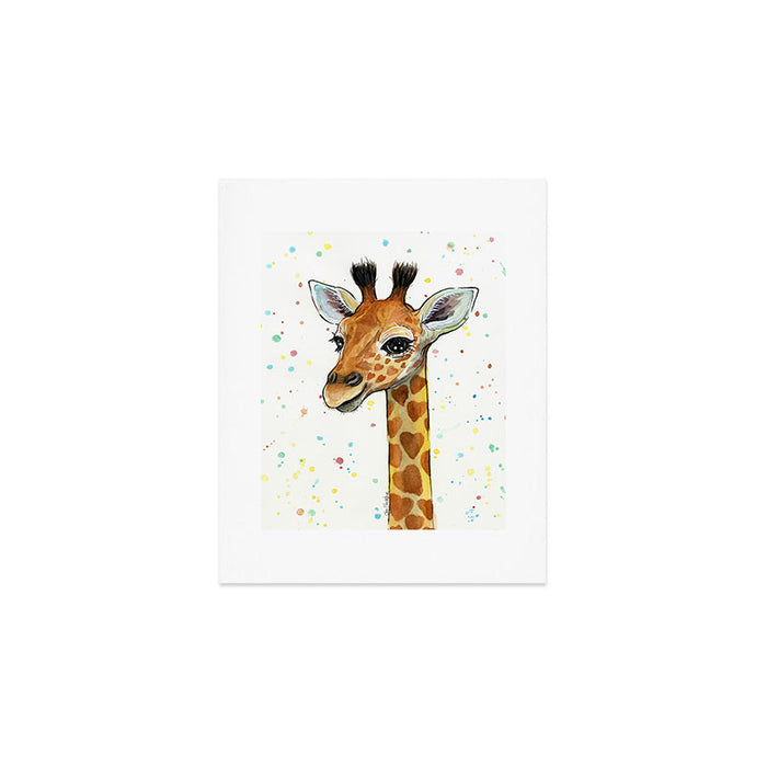 Baby Giraffe Art Print Gallery Image 1