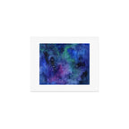Colorful Galaxy Space Watercolor Art Print Gallery Image 1