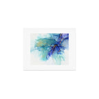 Electric Waves Violet Turquoise - Part 2 Art Print Gallery Image 1