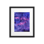 Galaxy Pattern Watercolor Framed Art Print Gallery Image 5