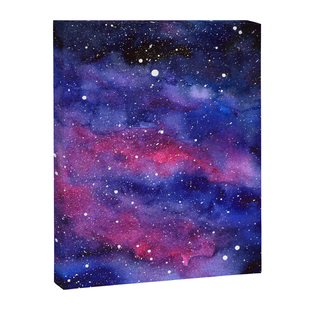 Nebula Galaxy Watercolor Space Sky Canvas Print Gallery Image 8