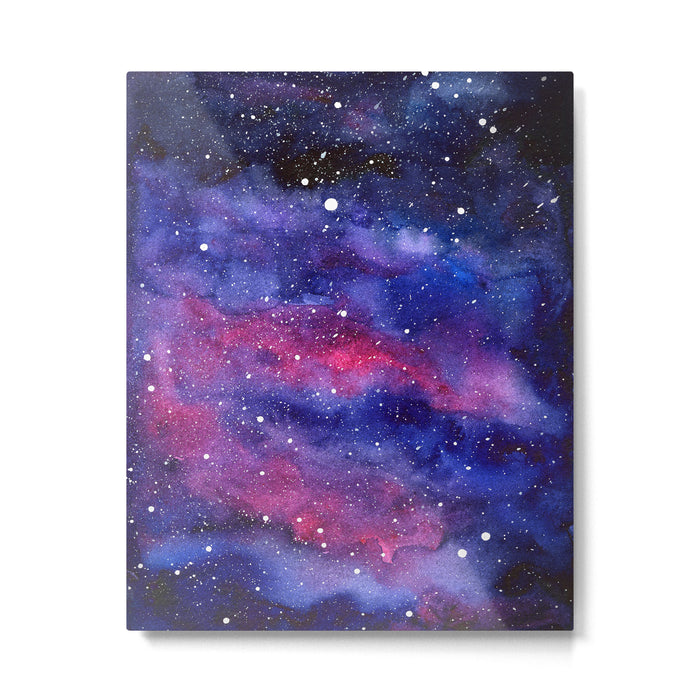 Nebula Galaxy Watercolor Space Sky Metal Print Gallery Image 1