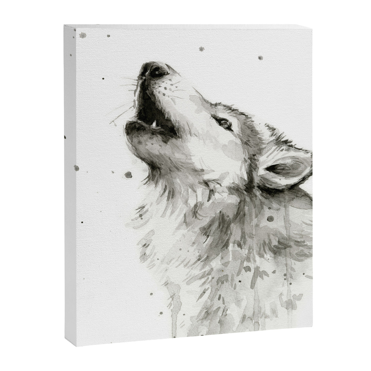 Wolf Howling Canvas Print Gallery Image 6