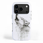 Wolf Howling iPhone Case Gallery Image 1