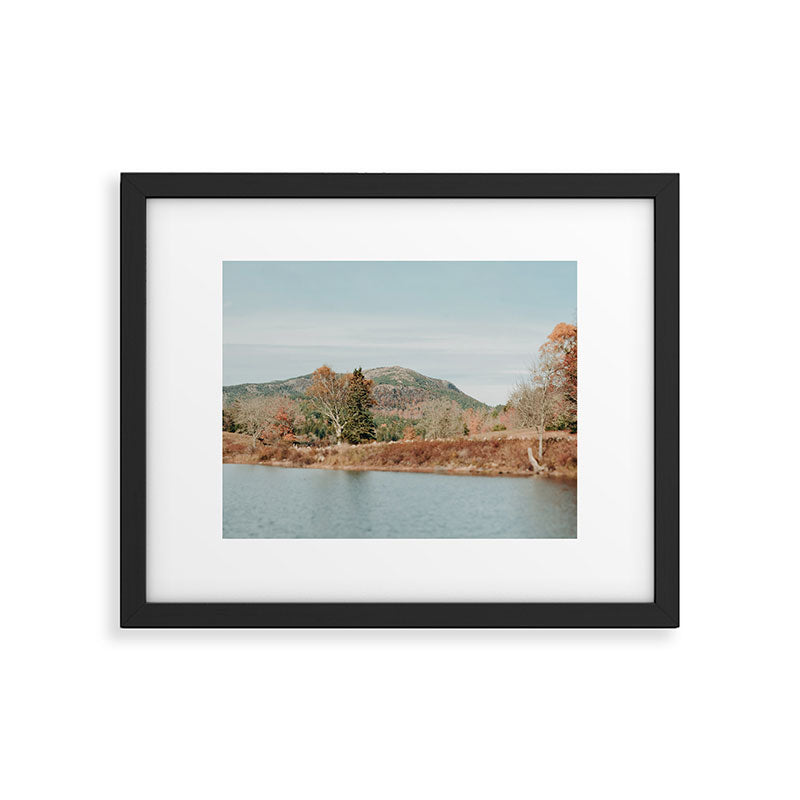 A Weekend in Autumn - travel photography Maine cottagecore landscape nature Framed Art Print Gallery Image 5