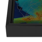 abstract no. 244 Framed Canvas Print Gallery Image 3