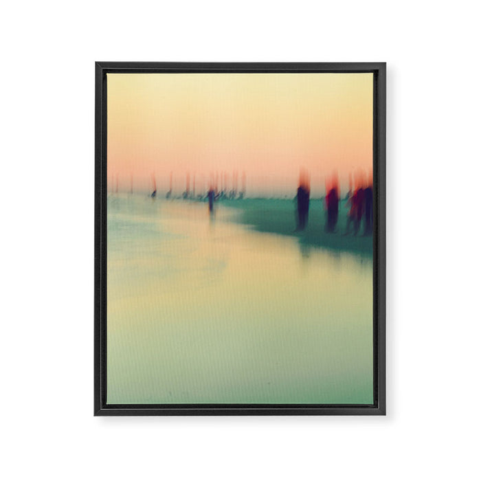 Abstract Ocean Waves 4 Framed Canvas Print Gallery Image 1
