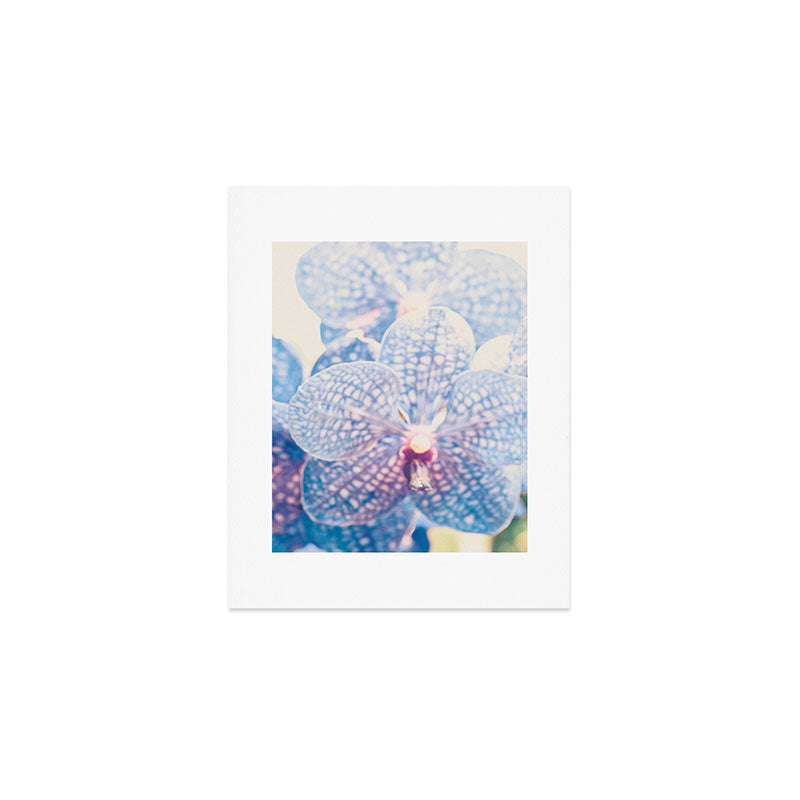 Abstract Orchid Flower Art Print Gallery Image 1